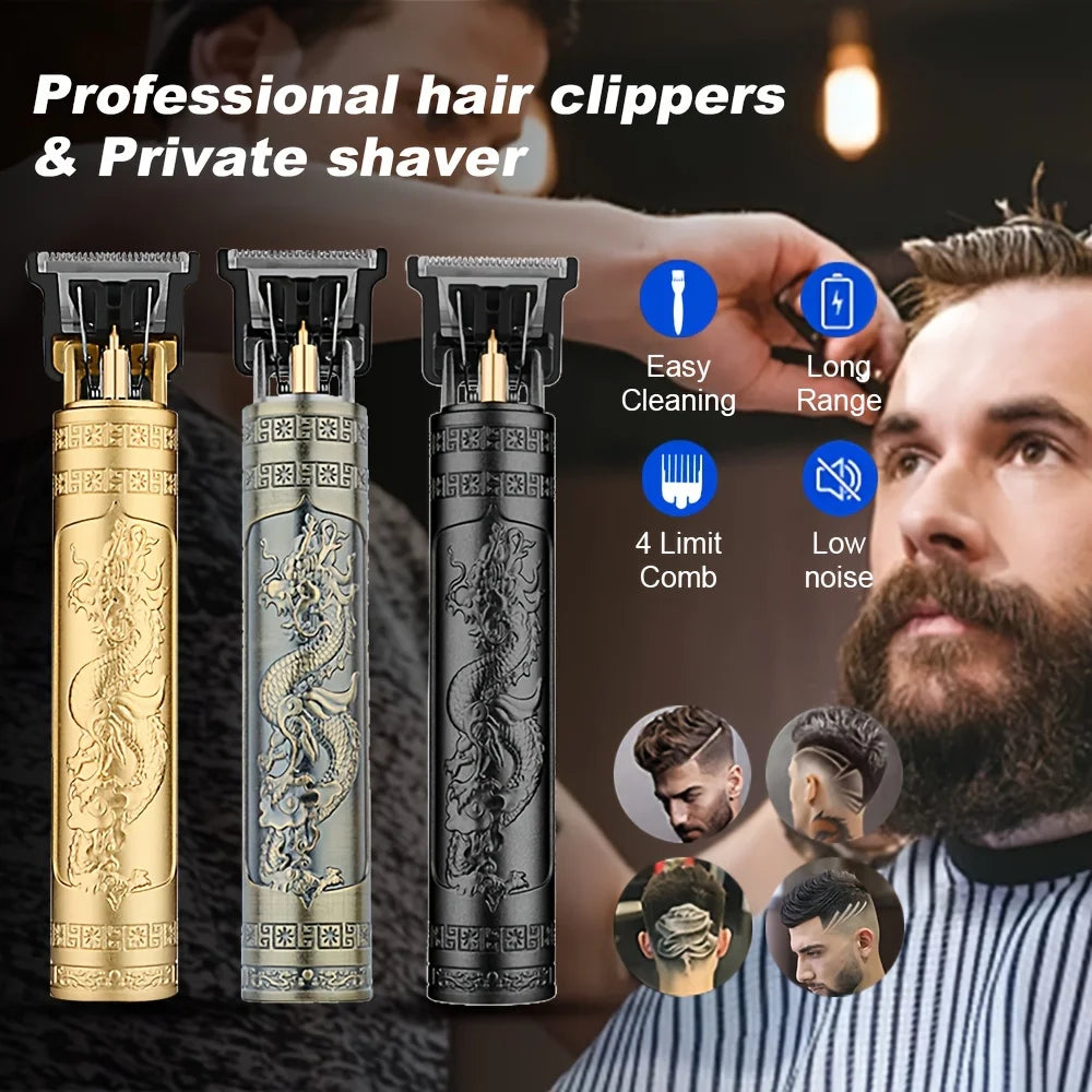 Professional Wireless Hair Clipper for Men