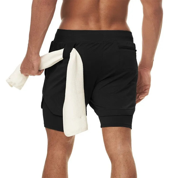 Men Camo Running Shorts